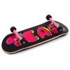 Teak Tuning 32mm Pro Fingerboard Heat Transfer Graphic Complete - Fully Assembled with Pro Level Parts - Pro Shaped Wood Deck (34x97mm), UltraSpin Wheels, Prodigy Trucks - Donut Teak Logo view 2