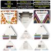 Award-Winning Triangle Math Flash Cards  752 Facts (Add, Subtract, Multiply & Divide)  Grades K6  Visual Aids, Color-Coded, Mastery Sorting System view 3