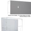 AITEE Acrylic Display Case with Mirrored Back, Display Cabinet for Mini Funko Pop Figures, Dust-Proof Clear Wall Mounted or Desktop 5 Tiers Storage Organizer, for Mini Toys, Rock Stone and Figures view 3