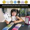 Award-Winning Multiplication Flash Cards  173 Jumbo Cards (3.1 x 5.2), All Facts 012  1 Fact & Visual Aid Per Card  Includes 2 Bonus Math Dice, Games, Charts & Mastery Divider Tabs  Grades 26 view 2