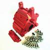 Aluminum Front/Rear Differential Gearbox Case Red for ARRMA KRATON/Typhon/Talion/Limitless AR310427 view 2