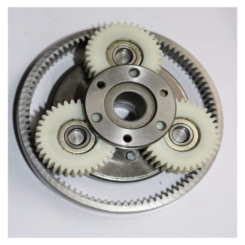JUN-STORE SENMIAO-Gear 1Set 36T Gears Diameter 38mm Thickness 12mm High-Speed Electric Vehicle Motor Nylon Gear+Gear Ring+Clutch