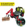Dickie 203749032 Unimog Electric Winch Log Truck with Lever Control, Light and Sound Effects, for Children Ages 3 and Up view 3