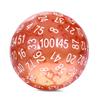 100 Sided Dice DNDND D100 Die with Translucent Pouch for Dungeons and Dragons(Translucent Orange with White Number) view 1