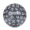 100 Sided Dice Set Translucent Black DNDND D100 Die with Pouch for Dungeons and Dragons DND (Translucent Black with White Number) view 1