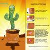 Emoin Talking Cactus Toy, Interactive Toys Dancing Cactus Toy Mimicking Repeating What You Say, Toddler Infant Baby Toys Gifts for 6 7 8 9 10 Month Old Baby Toys for 1 2 3 Year Old Boy Girl view 3