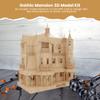 Bird's Wood Shack Gothic Mansion Model Kit - 3D Wooden Puzzle for Youngsters - Easy to Assemble - DIY Craft Kit - Scale 1:24 view 2