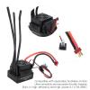 120A RC ESC Brushless with 4mm Banana / T Connector and Fan, Electronic Speed Controller ESC for 2-4S LiPo, 1/8 1/10 RC car view 3