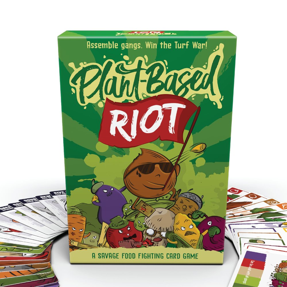 Bubblegum Stuff - Plant-Based Riot | Savagely Strategic Set-Collecting Card Game | Fun Family Game | 98 Poker-Size Cards - 2-6 Players