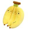 VICKYPOP Banana Plush Toy Cute Cartoon Stuffed Furit Pillow for Home Decor or Kids (Three Conjoined Bananas, 21.6 inches) view 1