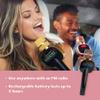 Carpool Karaoke Machine for Kids & Adults, Carpool Karaoke The Mic 2.0 - Wireless & Bluetooth Karaoke Microphone with Voice Changing Sound Effects as White Elephant Gift - Rose Gold view 4
