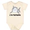inktastic I'm Teething Cute Shark Baby Bodysuit 24 Months Natural 29044 view 1