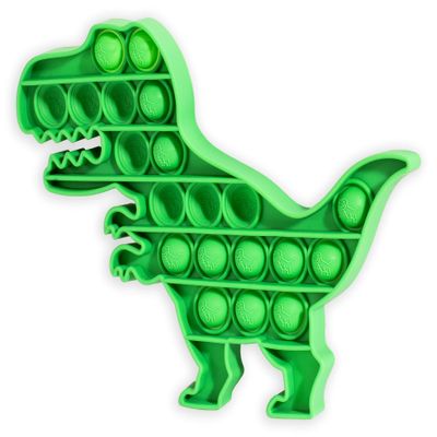 Stages Sensory Builder: Push Pop Bubble Fidget Sensory Toy for Anxiety, Autism, ADD and ADHU, popit Special Needs Stress Reliever: Popit Dinosaur , Green