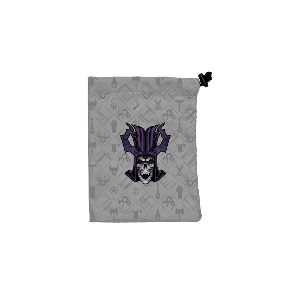Ultra PRO - Treasure Nest - Lich - for Dungeons & Dragons Dice Pouch, Dice Bag Perfect for On The Go, Store Up to 100 Gaming Dice and RPG Game Accessories