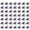120pcs Mini Plastic Flies Simulated Insects, Joke Toys Prank for Halloween Party Favors, Black view 2