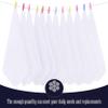 16 Pack Baby Washcloths - 10x10 Inch, Microfiber baby towel - Absorbent and Soft baby Wash Clothes for Newborns, Infants and Toddlers - Quick Dry for baby boys and girls face towel - White view 3