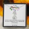 Personalized Gift - Giraffe Necklace, To My Mommy, I Love You, New Mommy Necklace, Baby Bump Gift, New Mom Gift From Husband, Baby Shower, Mommy Gift, New Mom view 2