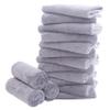 16 Pack Baby Washcloths - Luxury Coral Fleece - Extra Absorbent and Soft Wash Clothes for Newborn, Infants and Toddlers - Suitable for Sensitive Skin and New Born - Baby Shower - Light Grey,10x10 Inch view 1
