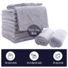 16 Pack Baby Washcloths - Luxury Coral Fleece - Extra Absorbent and Soft Wash Clothes for Newborn, Infants and Toddlers - Suitable for Sensitive Skin and New Born - Baby Shower - Light Grey,10x10 Inch view 2