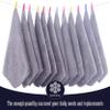 16 Pack Baby Washcloths - Luxury Coral Fleece - Extra Absorbent and Soft Wash Clothes for Newborn, Infants and Toddlers - Suitable for Sensitive Skin and New Born - Baby Shower - Light Grey,10x10 Inch view 3