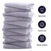 16 Pack Baby Washcloths - Luxury Coral Fleece - Extra Absorbent and Soft Wash Clothes for Newborn, Infants and Toddlers - Suitable for Sensitive Skin and New Born - Baby Shower - Light Grey,10x10 Inch view 4