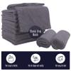 16 Pack Baby Washcloths - Luxury Coral Fleece - Extra Absorbent and Soft Wash Clothes for Newborns, Infants and Toddlers - Suitable for Sensitive Skin and New Born - Baby Shower - Grey, 10x10 Inch view 2