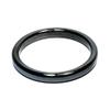 CrystalAge Solid Hematite Ring (Thin) - Size - UK, S/USA 9.5 view 1