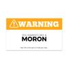 Andaz Press Funny Bad Parking Cards, Warning You Parked Like A Moron Prank Driving Fake Ticket Violation Gag Note Cards, Fun for Revenge Road Justice, For Men, Women, Him, Her, 100-Pack, 2 x 3.5-Inch view 1