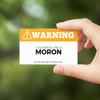 Andaz Press Funny Bad Parking Cards, Warning You Parked Like A Moron Prank Driving Fake Ticket Violation Gag Note Cards, Fun for Revenge Road Justice, For Men, Women, Him, Her, 100-Pack, 2 x 3.5-Inch view 3