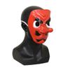 WYKBPX Anime Urokodaki Sakonji Cosplay Mask Halloween Latex Full Face Mask with Red Long Nose 3D Party Costume Props (red) view 1