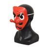 WYKBPX Anime Urokodaki Sakonji Cosplay Mask Halloween Latex Full Face Mask with Red Long Nose 3D Party Costume Props (red) view 2