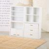 Xiuganpo Wooden Display Cabin Miniature Furniture Dollhouse Kit (White, 1:12 Scale, 12 Pieces) view 3