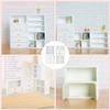 Xiuganpo Wooden Display Cabin Miniature Furniture Dollhouse Kit (White, 1:12 Scale, 12 Pieces) view 4