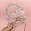 ELEMIRSA Girl Handbag Purse for Little Girls Kids Pretend Play Dress Up Necklace Hair Accessories Jewelry Set, Light Pink view 4