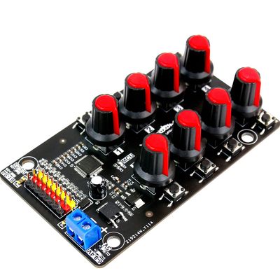Yahboom RC Servo Tester 8 Channels Servo Motors Controller Centering Tool with Over-Current Protection, 2 Control Modes Support Manual Adjustment Courier Return Overcurrent Test (Servo Tester 8 chan)