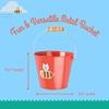 Toysmith Kids Gardening & Beach Bucket  5 Metal Pail with Grippable Handle | Assorted Bee & Beetle Colors | Durable Steel for Outdoor Play - 1 Count view 3