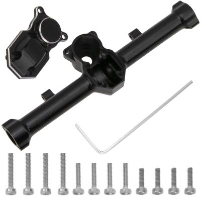 Vgoohobby Aluminum Alloy Axle Housing Case Diff. Housing Upgrade Part Compatible with Axial SCX24 90081 AXI00002 1/24 RC Crawler Car (Rear)