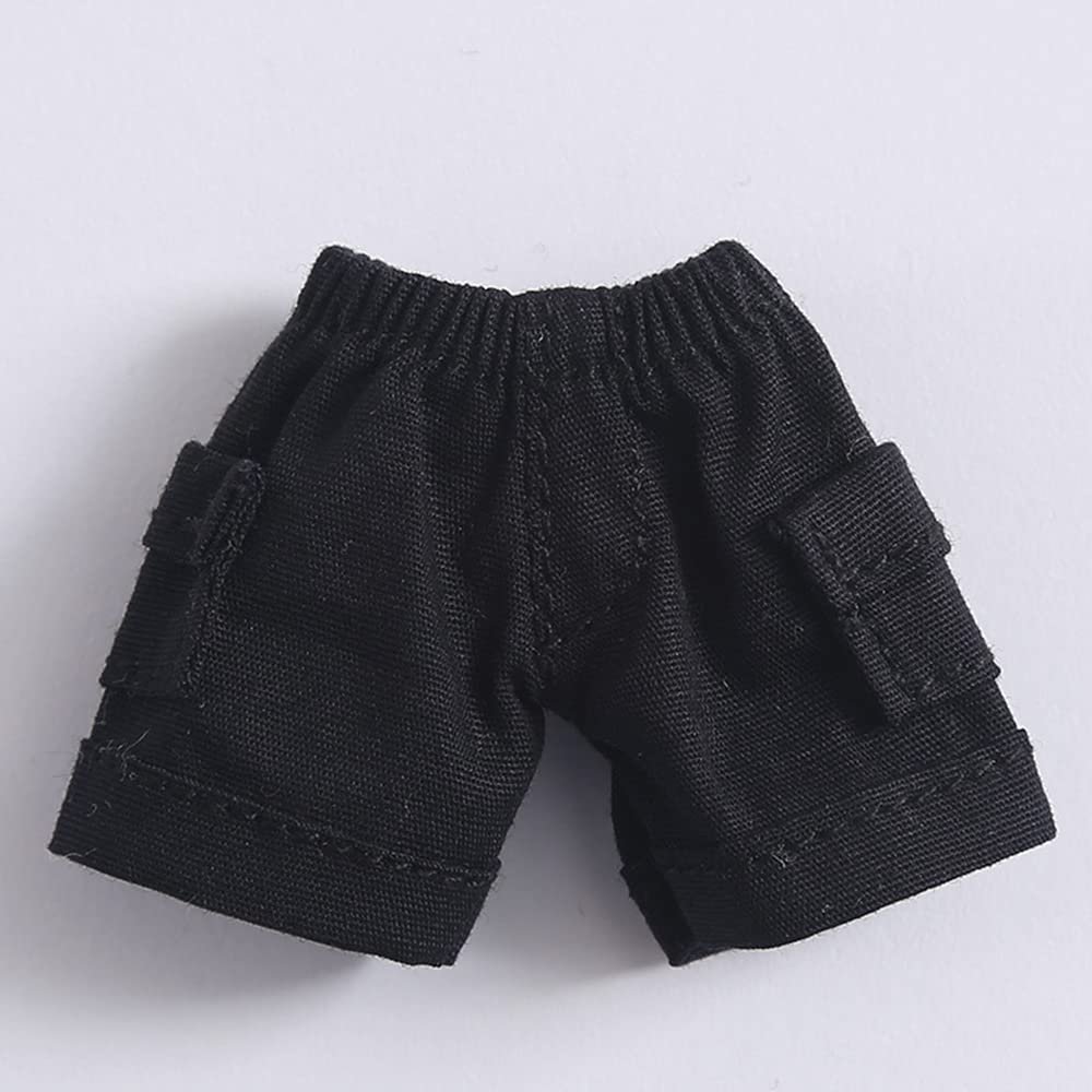 XiDonDon Doll Clothes Pants Shorts for ob11,1/12 bjd,Molly,Body9,GSC Body bjd Doll Clothes Doll Accessories(Black)