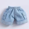 XiDonDon Doll Clothes Pants Shorts for ob11,1/12 bjd,Molly,Body9,GSC Body bjd Doll Clothes Doll Accessories (Denim Blue) view 2