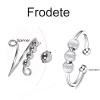 Fidget Ring for Women Men Anti Anxiety Ring with Beads Adjustable Spinner Stress Rings for Women view 2