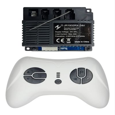 2.4G Bluetooth Remote Control and JR1932RX-24V Receiver Control Box Mother Board for Kids Powered Wheels Children Ride On Car Replacement Parts