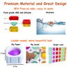 24 Pcs Fidget Blocks, Push Silicone Popper Fidget Sensory Toy, Infinity DIY Pop Building Blocks, Great Tool for Classroom (White) view 3