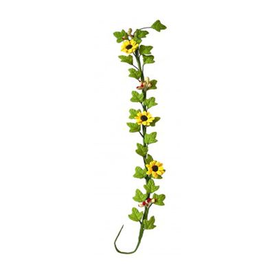 Melody Jane Dolls Houses Dollhouse Yellow Sunflowers Miniature Flower Vine Garland Garden Accessory