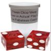 Authentic Nevada Craps Dice - Wide Selection Genuine Casino Table-Played Dice Pairs from Lake Tahoe, Reno & Other Nevada Destinations (Matching, Reno Grand Sierra Resort - Red Polished) view 2