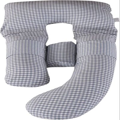 Full Body Maternity Pillow u Shaped Pregnancy Pillow with Zipper Detachable Case Cover/Support for Back, Hips, Legs, Belly for Pregnant Women,B