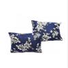 Melody Jane Dolls Houses Dollhouse Blue Floral Pair of Scatter Cushions Miniature Accessory 1:12 Scale view 1