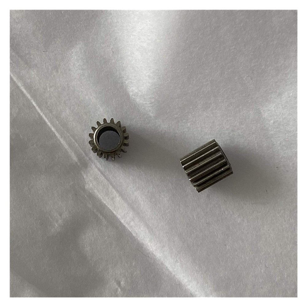 DINGGUANGHE-CUP Durable 4PCS Gears 16 Teeth for 4mm Motor Shaft Spindle Metal Gear Tool Parts (Color : 16 Teeth, Specification : 4mm)
