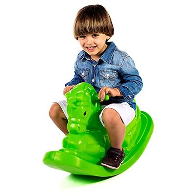 Green Fun Horse Seesaw