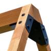 Eclipse Swing ECLIPSE SWING Bracket Use Any Size Lumber ONE Bracket for Swing Set AFrame Onyx Black view 1