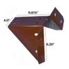 Eclipse Swing ECLIPSE SWING Bracket Use Any Size Lumber ONE Bracket for Swing Set AFrame Onyx Black view 3